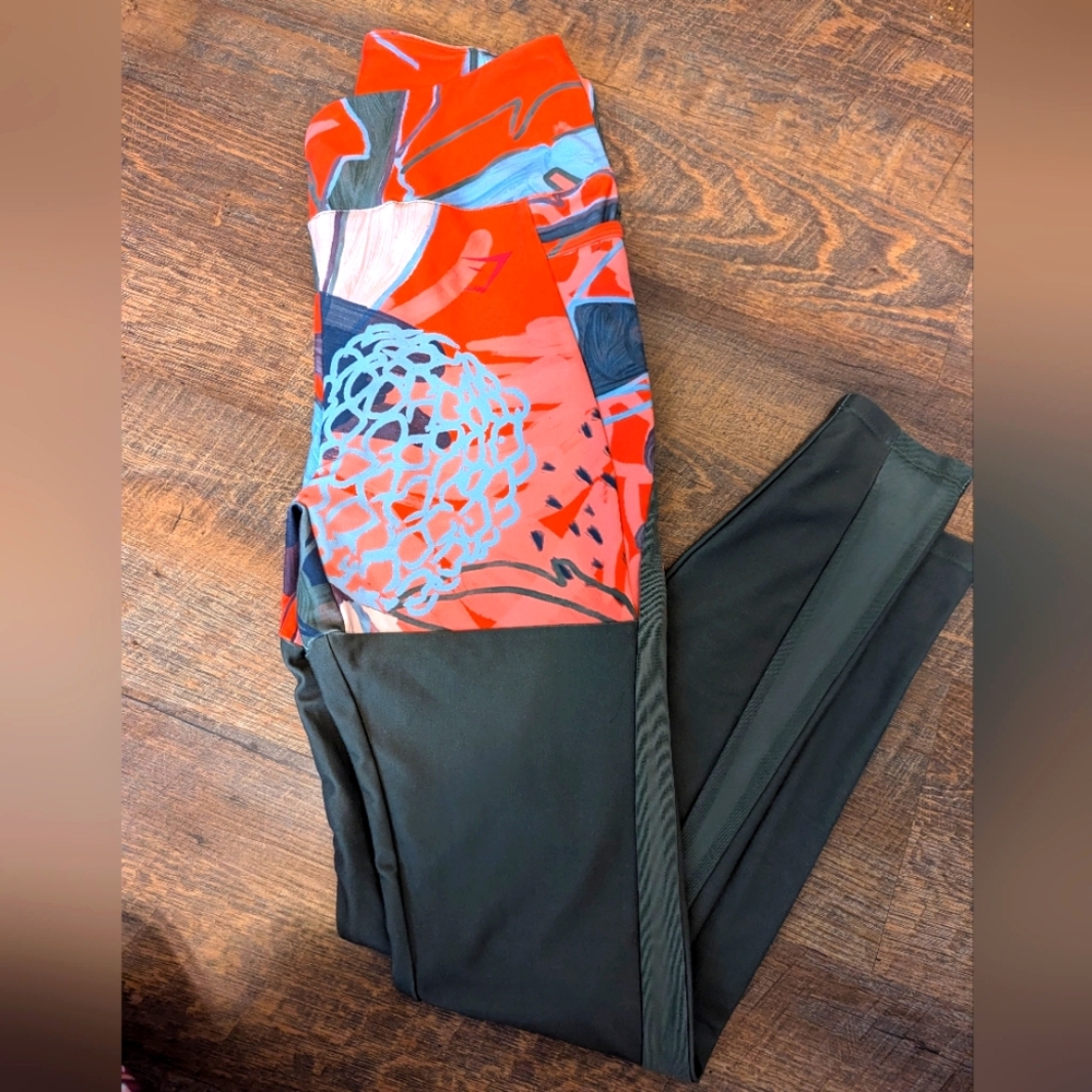 Gymshark x Nikki Blackletter Floral Pants